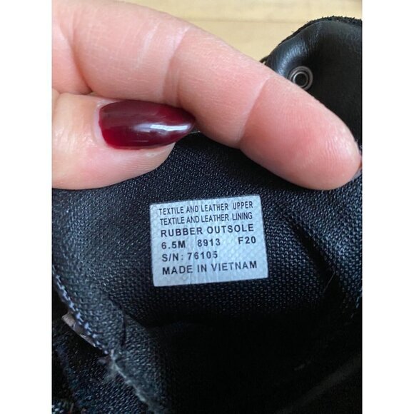 TORY Burch "Sawyer" Boxer Trainer Womens Size 6.5 Sneaker #Flaw Zipper - Picture 7 of 7